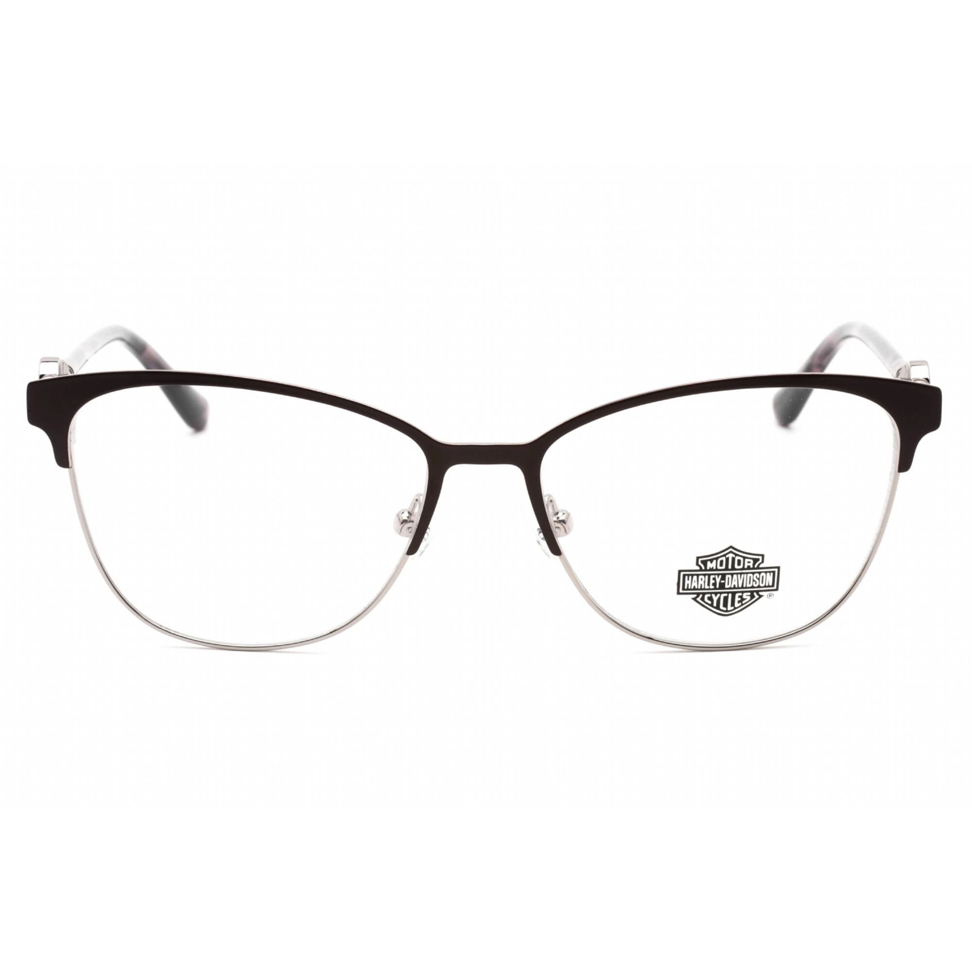 Harley Davidson Women's Eyeglasses - Full Rim Matte Violet Metal Frame | HD0563 082
