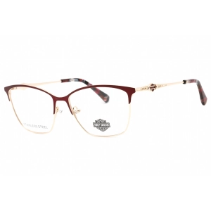 Harley Davidson Women's Eyeglasses - Matte Bordeaux Acetate/Metal Frame | HD0565 070
