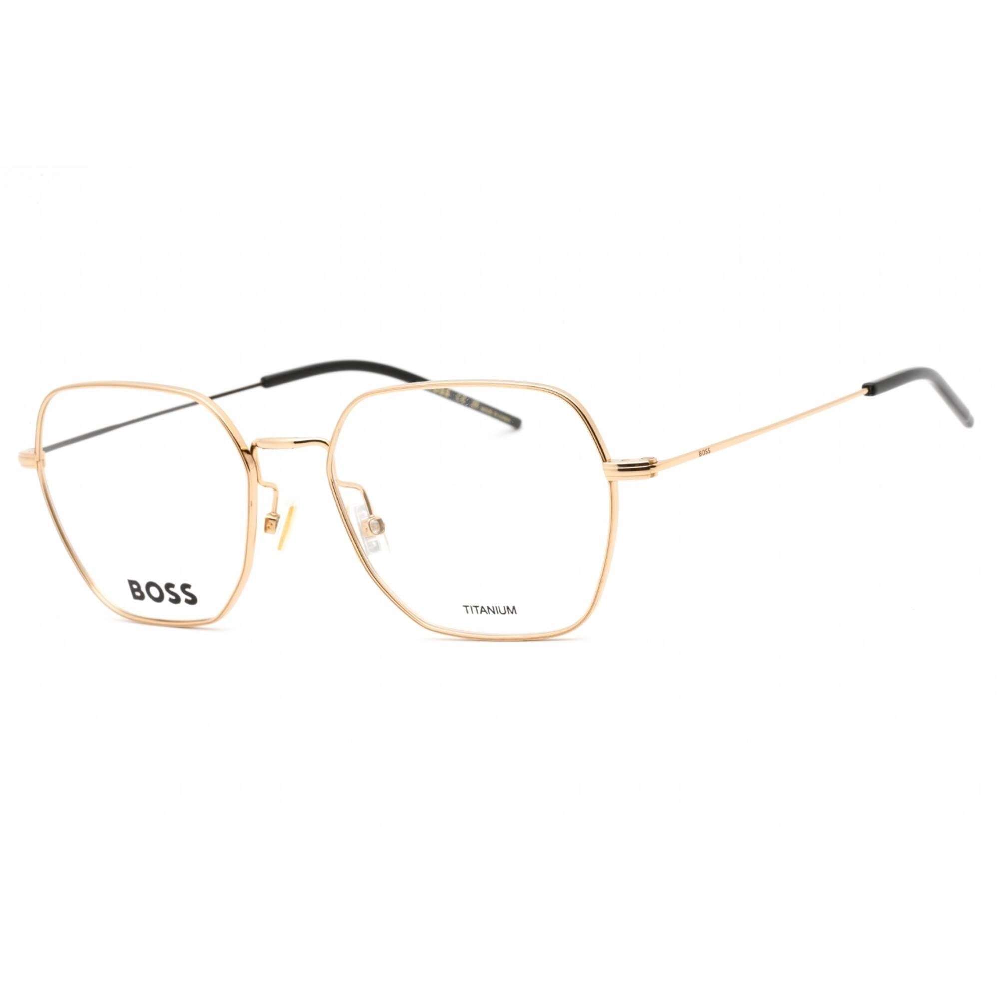 Hugo Boss Women's Eyeglasses - Gold Black Full Rim Geometric Frame | BOSS 1534 0RHL 00