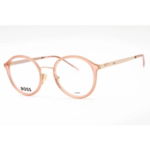 Hugo Boss Women's Eyeglasses - Gold Nude Round Full Rim Frame | BOSS 1210 0BKU 00