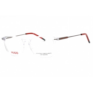 Hugo Women's Eyeglasses - Crystal Plastic Full Rim Rectangular Frame | HG 1205 0900 00