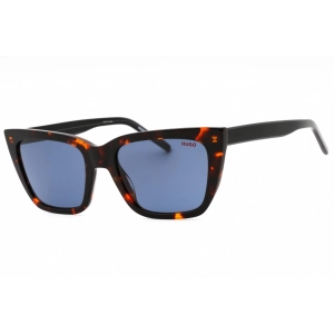 Hugo Women's Sunglasses - Havana Red Cat Eye Shape Full Rim Frame | HG 1249/S 0O63 KU