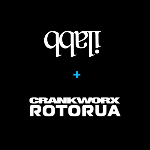 ilabb   Crankworx Rotorua '25 (Official Merchandise) Heritage Tee - Kids Unisex (Black)