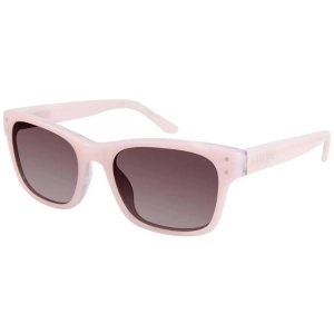 Isaac Mizrahi Women's Sunglasses - Full Rim Plastic Square Frame Pink Lens | 30211 PK