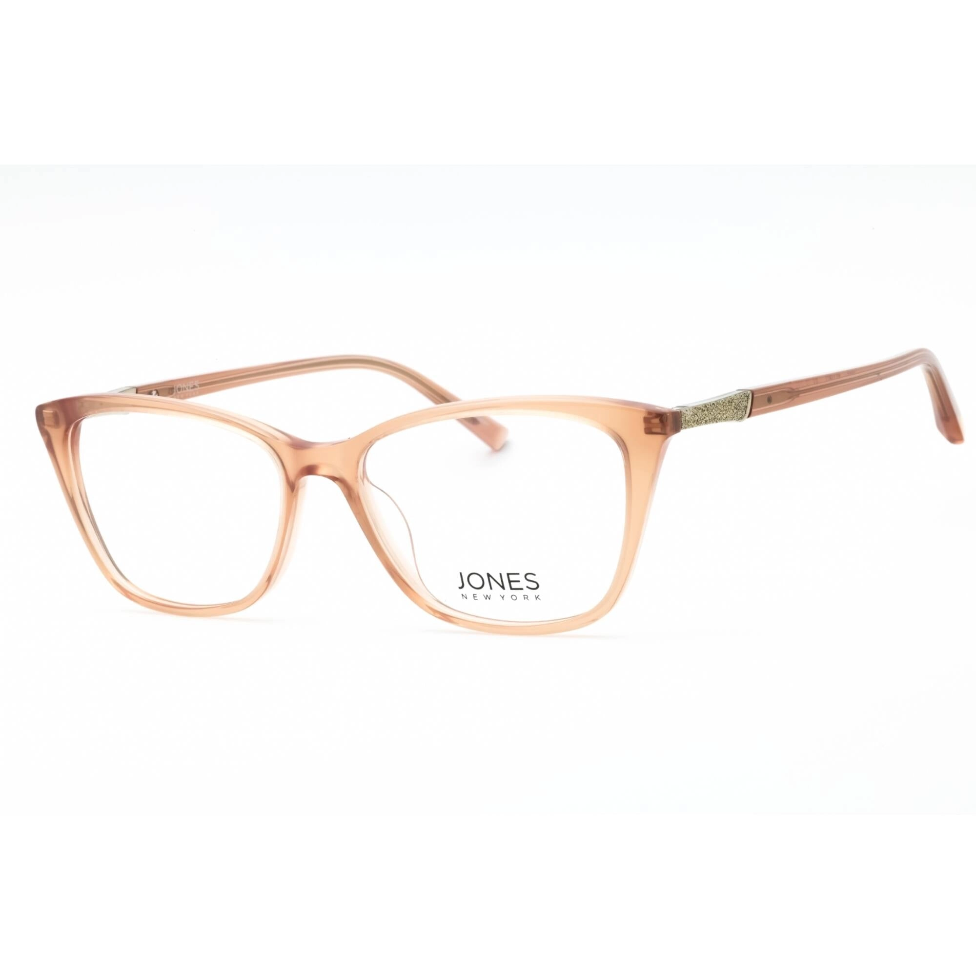 Jones New York Women's Eyeglasses - Blush Acetate Cat Eye Full Rim Frame | J777 0BLU