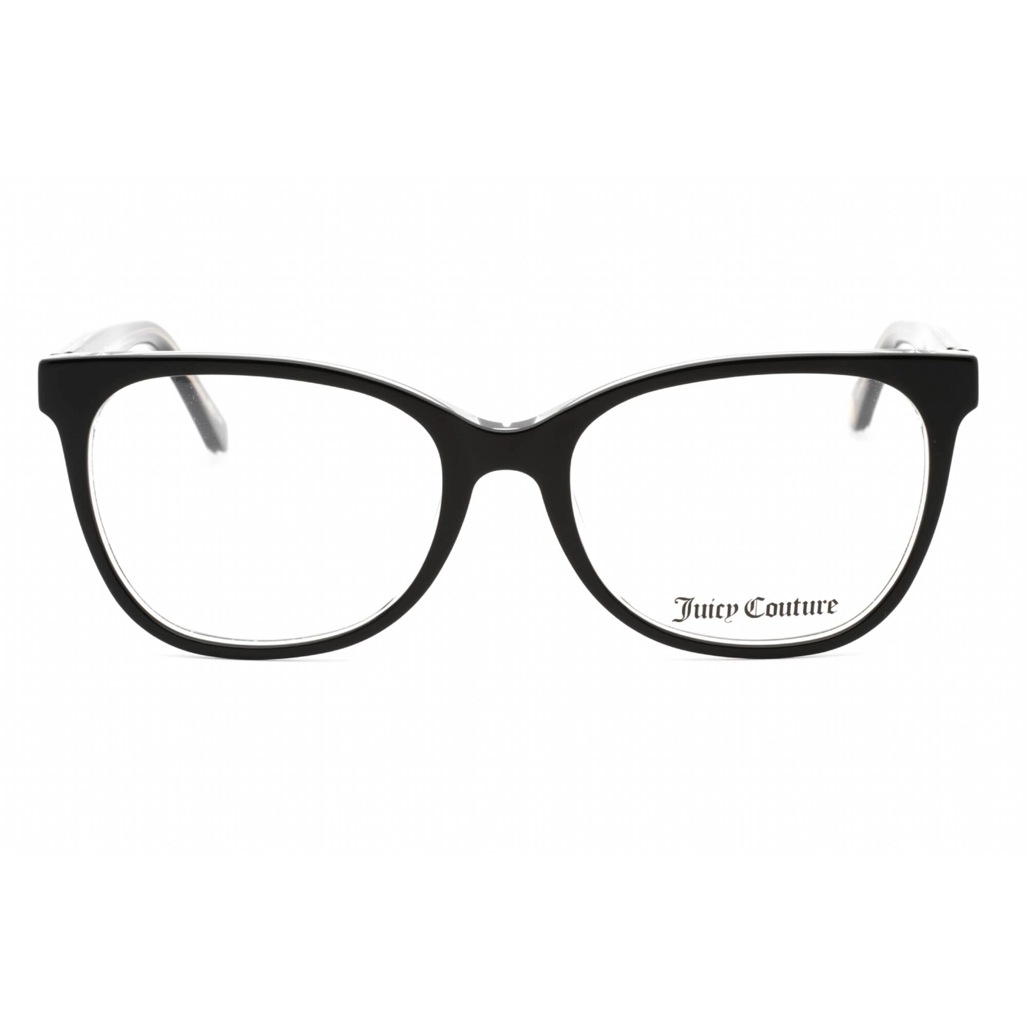 Juicy Couture Women's Eyeglasses - Black Crystal Cat Eye Shape Frame | Ju 170 07C5 00