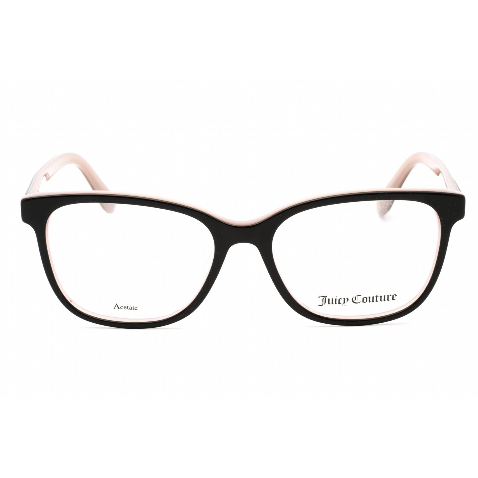 Juicy Couture Women's Eyeglasses - Black Pink Plastic Full Rim Frame | JU 213 03H2 00