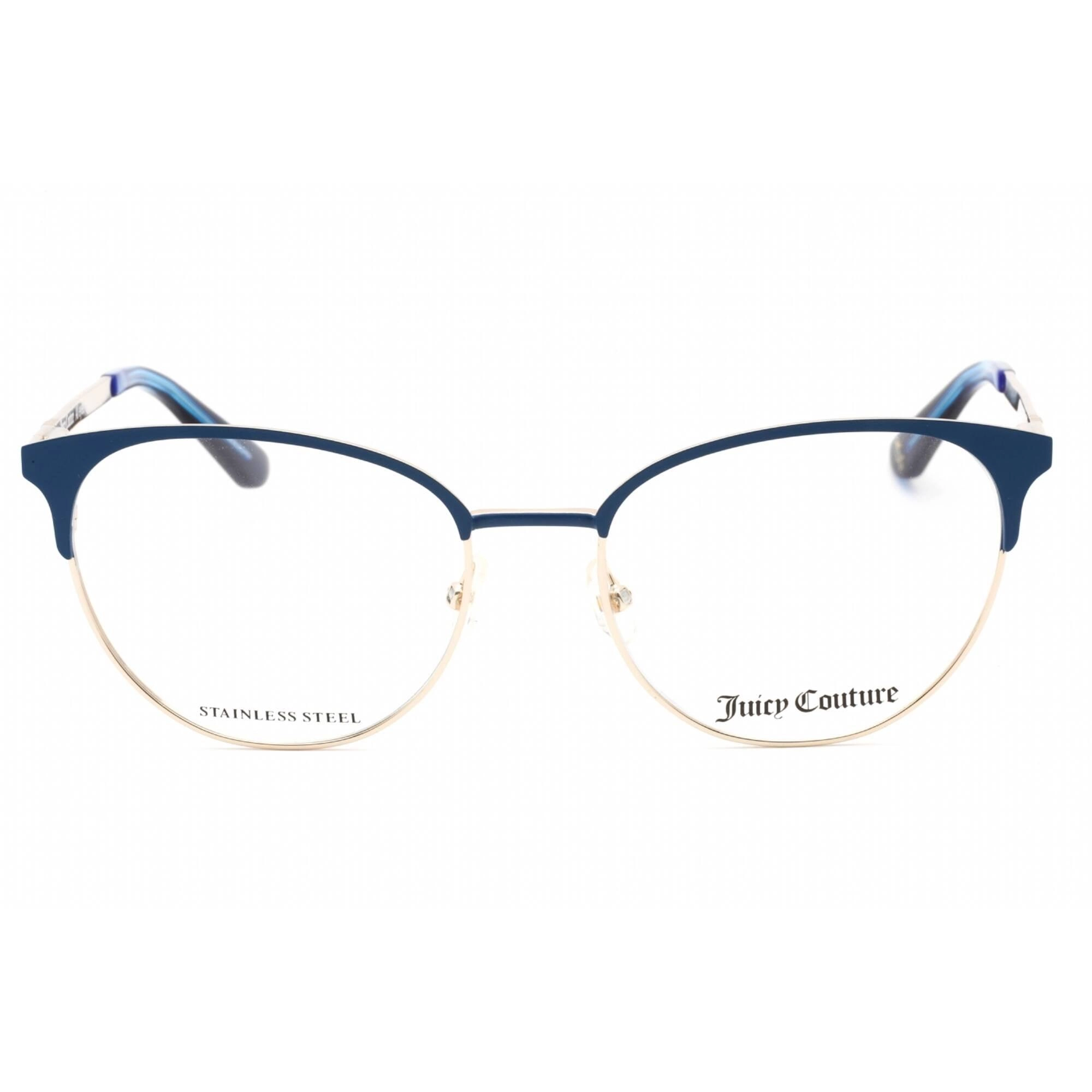 Juicy Couture Women's Eyeglasses - Matte Blue Full Rim Round Frame | JU 230/G 0FLL 00