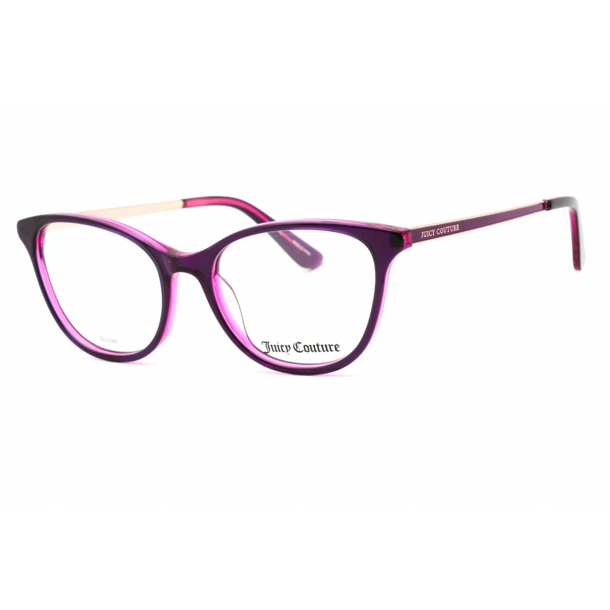 Juicy Couture Women's Eyeglasses - Violet Plastic Full Rim Cat Eye | JU 208 0B3V 00
