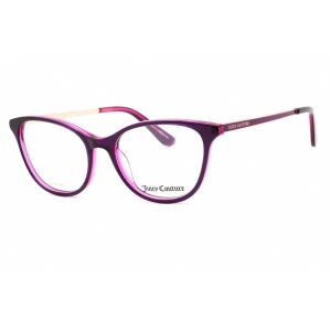 Juicy Couture Women's Eyeglasses - Violet Plastic Full Rim Cat Eye | JU 208 0B3V 00