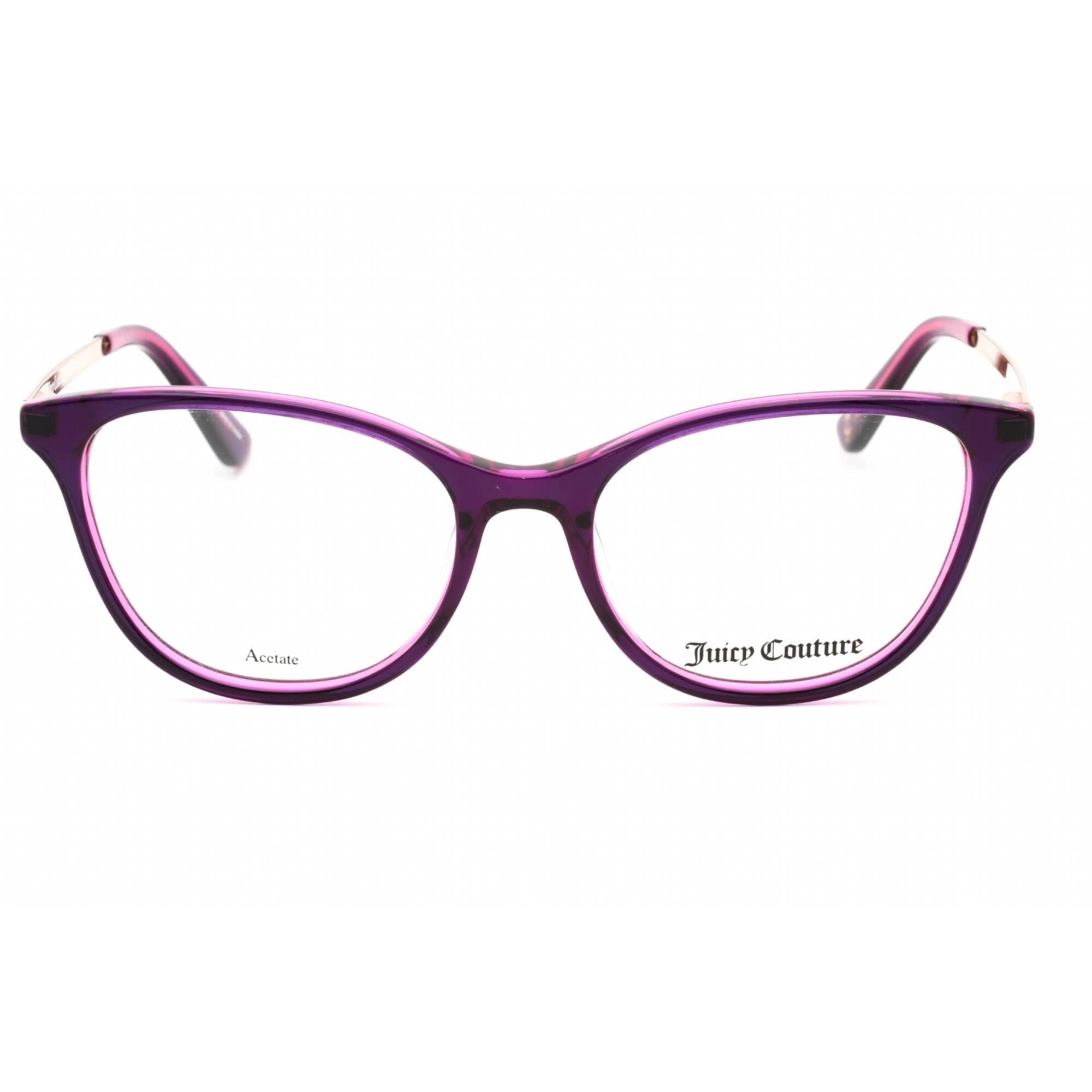 Juicy Couture Women's Eyeglasses - Violet Plastic Full Rim Cat Eye | JU 208 0B3V 00