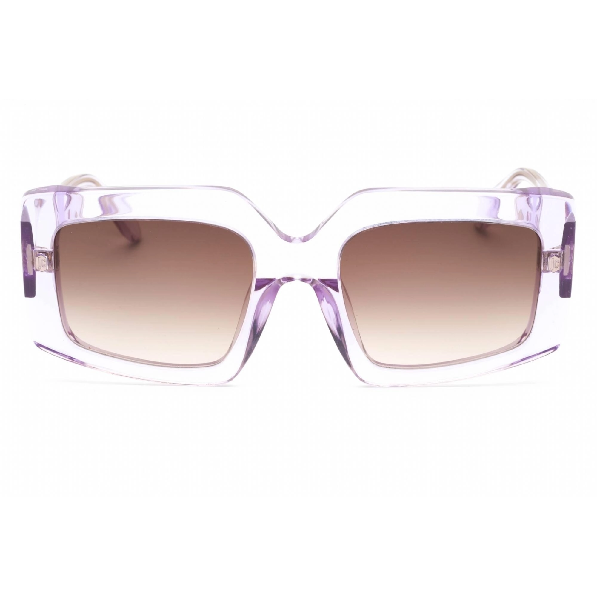 Just Cavalli Women's Sunglasses - Transparent Violet Rectangular Frame | SJC020V 06SC