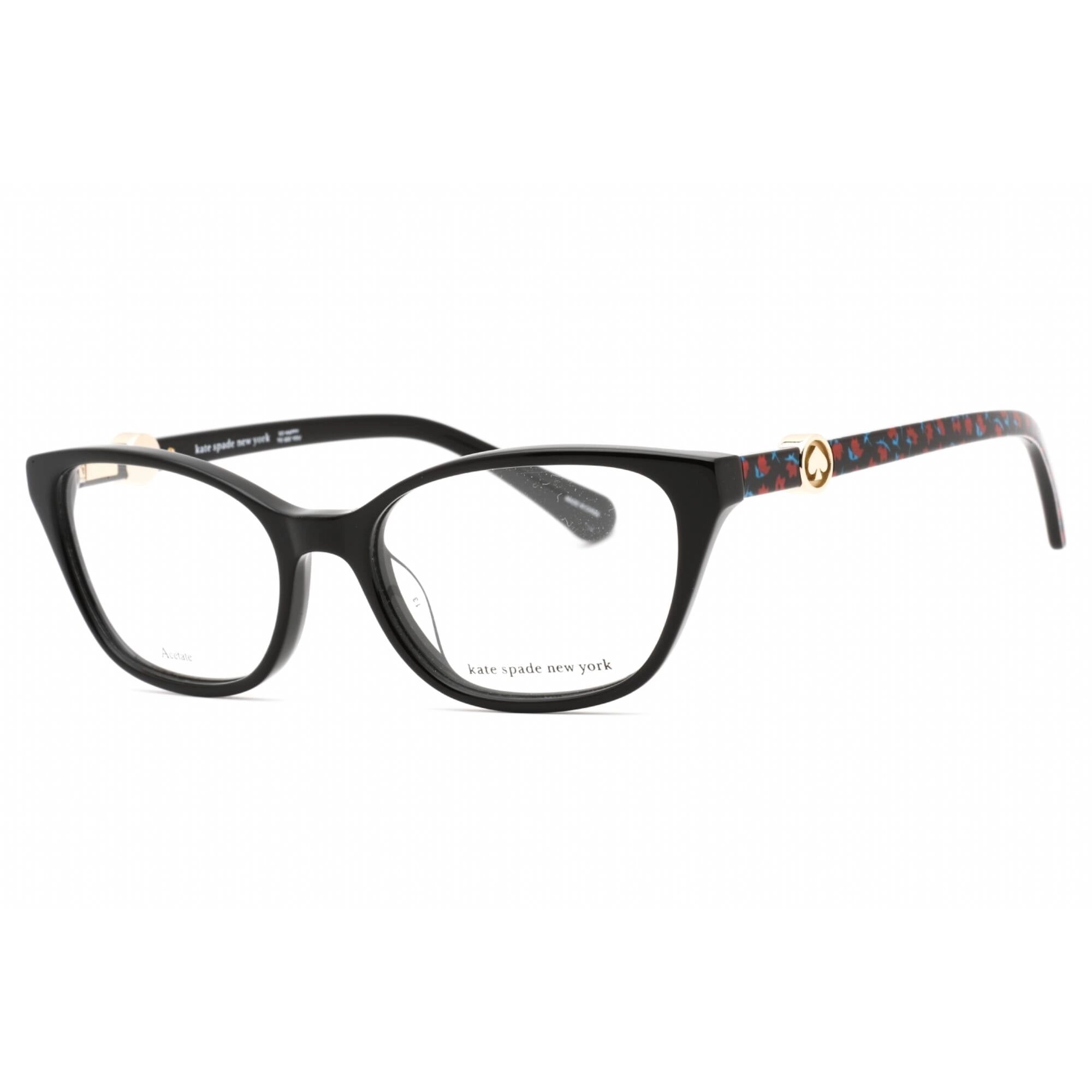 Kate Spade Women's Eyeglasses - Black Plastic Cat Eye Shape Frame | EMMALEE 0807 00