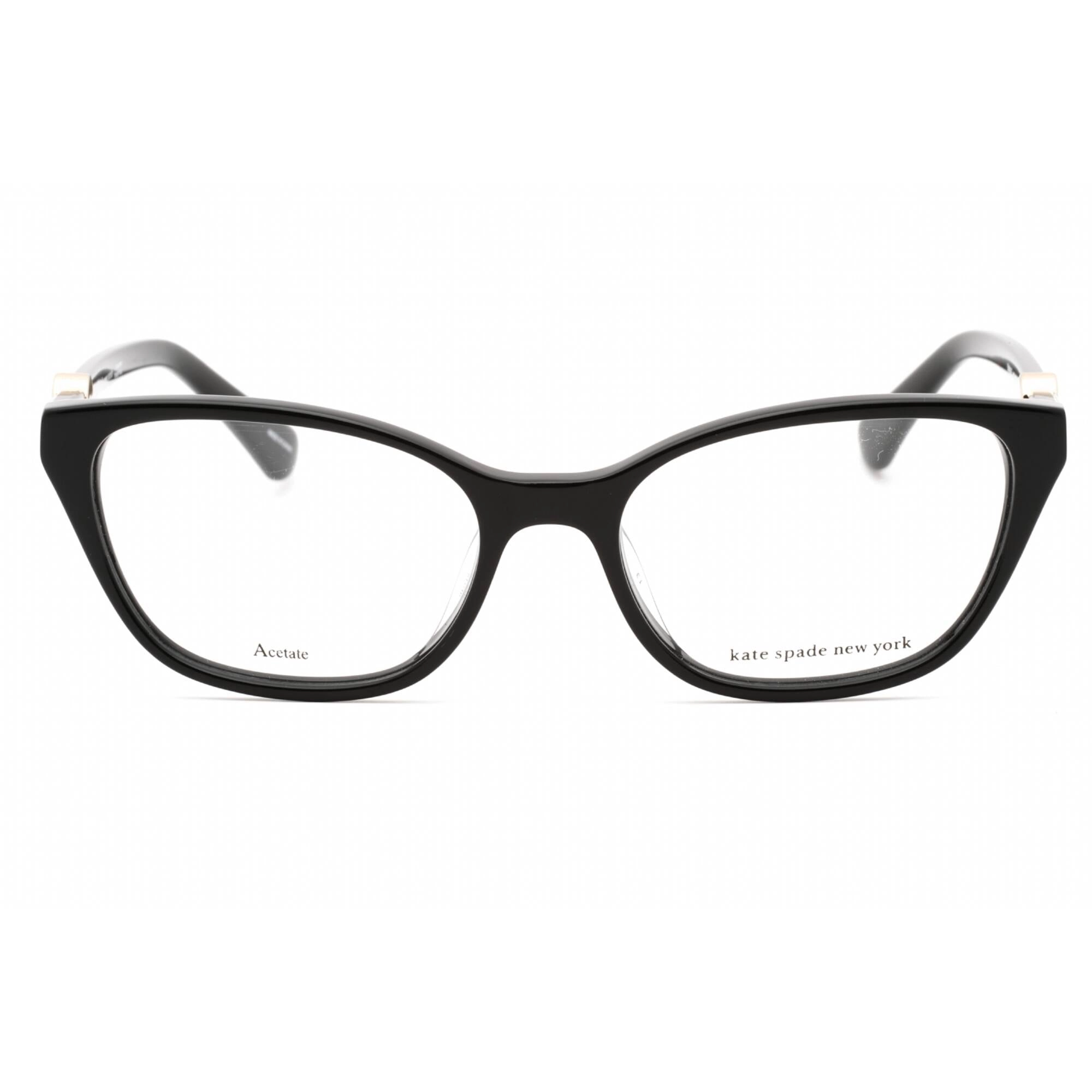 Kate Spade Women's Eyeglasses - Black Plastic Cat Eye Shape Frame | EMMALEE 0807 00