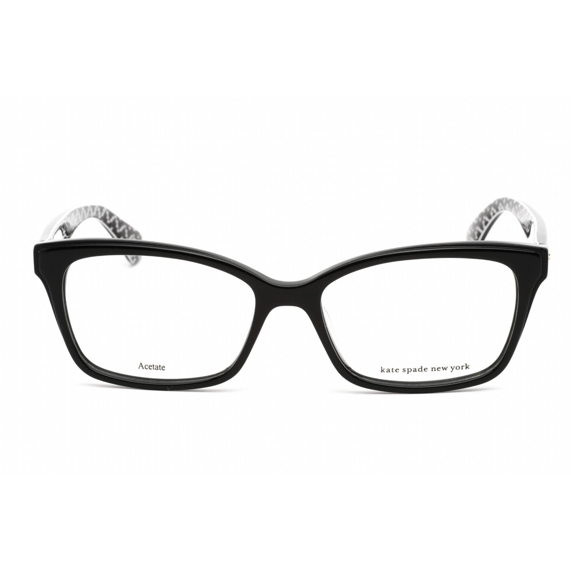Kate Spade Women's Eyeglasses - Cat Eye Pattern Black Plastic Frame | Jeri 07RM 00