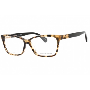Kate Spade Women's Eyeglasses - Havana Black Plastic Rectangular | Camberly 0581 00