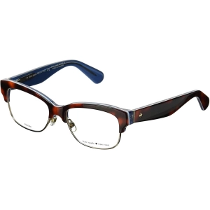 Kate Spade Women's Eyeglasses - Havana Blue Cat Eye Frame | KATE SPADE SHANTAL 0QTR