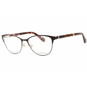 Kate Spade Women's Eyeglasses - Havana Metal Cat Eye Full Rim Frame | HADLEE 0086 00