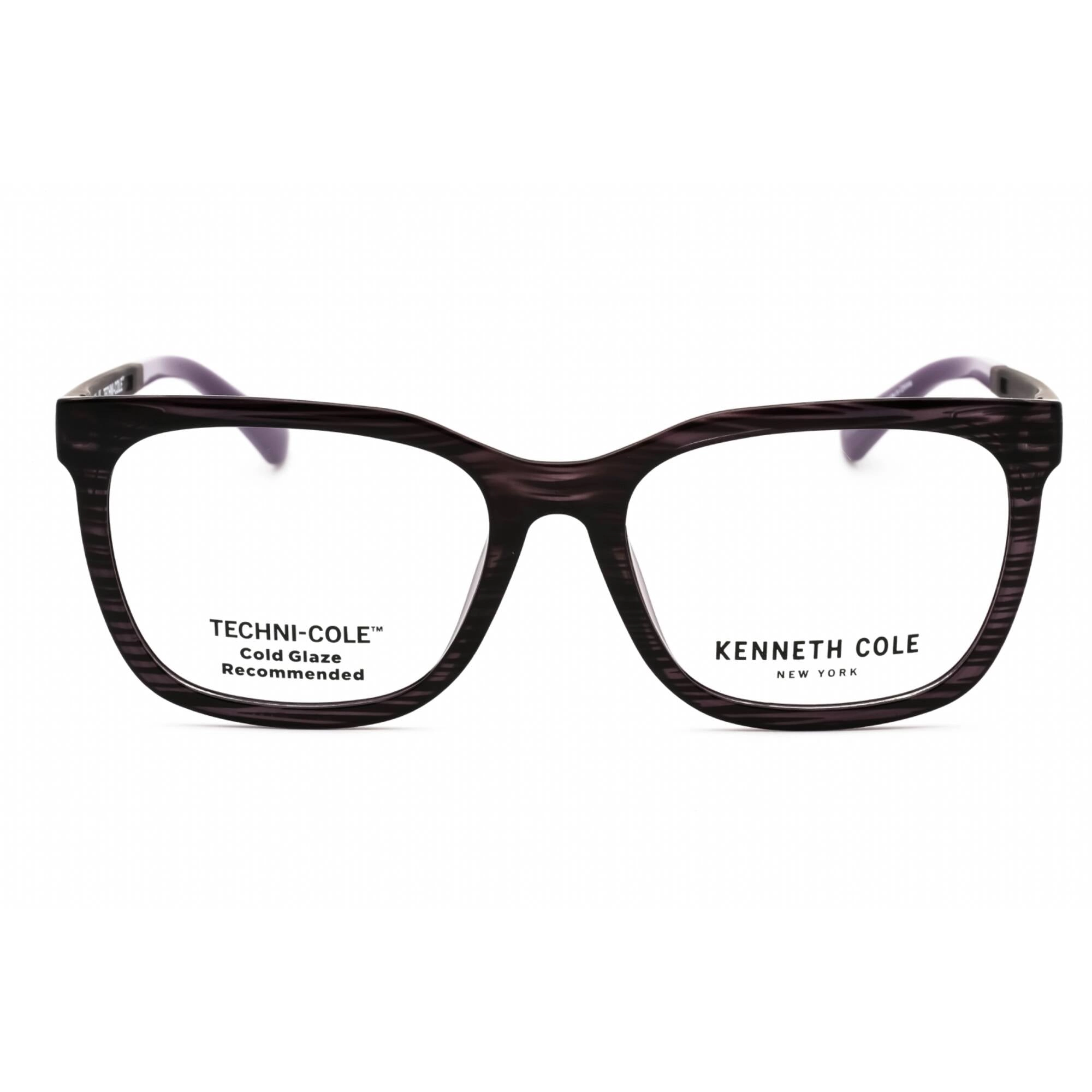 Kenneth Cole New York Women's Eyeglasses - Matte Violet Square Frame | KC0357 082