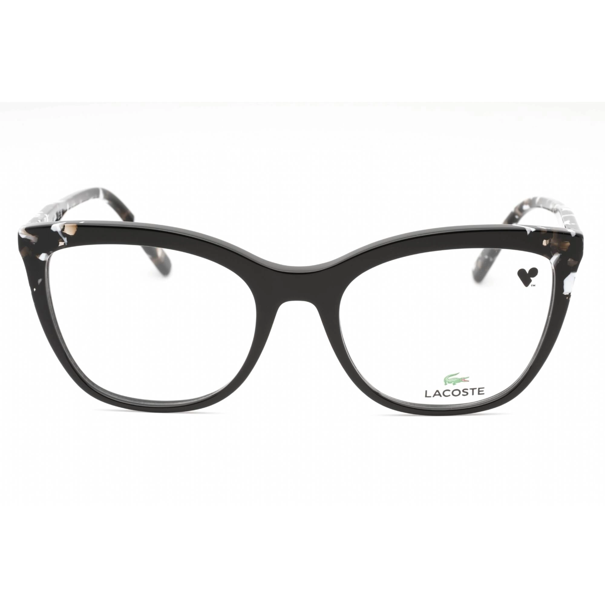 Lacoste Women's Eyeglasses - Black Plastic Cat Eye Shape Full Rim Frame | L2884 001