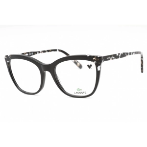 Lacoste Women's Eyeglasses - Black Plastic Cat Eye Shape Full Rim Frame | L2884 001