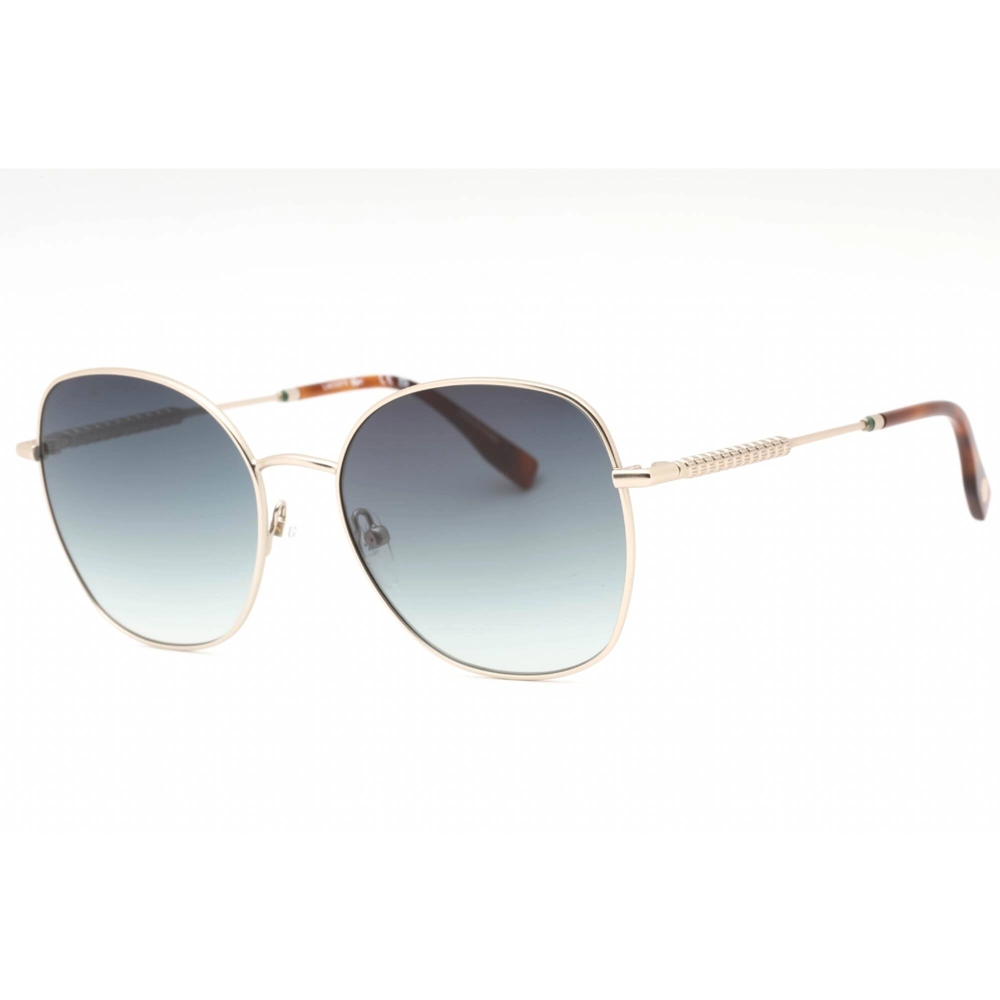 Lacoste Women's Sunglasses - Matte Gold Metal Butterfly Full Rim Frame | L257S 710
