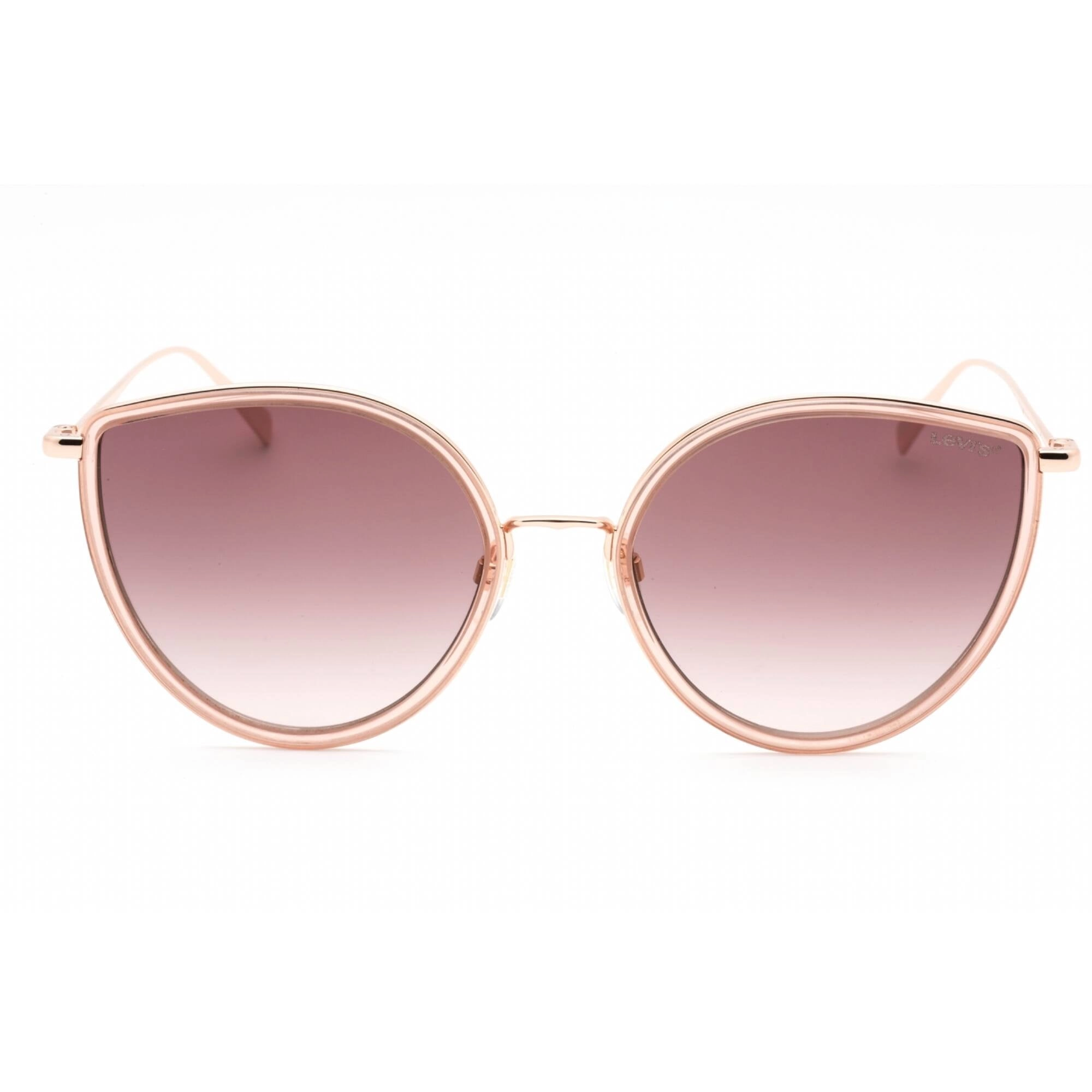 Levi's Women's Sunglasses - Pink Cat Eye Full Rim Metal Frame | LV 5011/S 035J 3X
