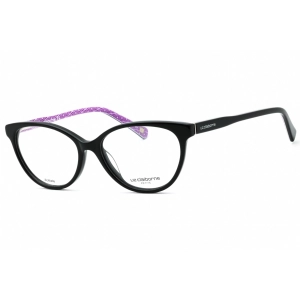 Liz Claiborne Women's Eyeglasses - Black Plastic Cat Eye Shape Frame | L 452 0807 00