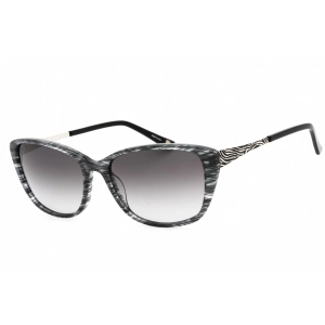 Liz Claiborne Women's Sunglasses - Havana Glitter Grey Cat Eye Frame | L 575/S 0MK5 9O