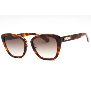 Longchamp Women's Sunglasses - Havana Plastic Cat Eye Full Rim Frame | LO687S 214