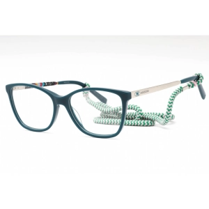 M Missoni Women's Eyeglasses - Petrol Plastic Cat Eye Full Rim | MMI 0032 0MR8 00