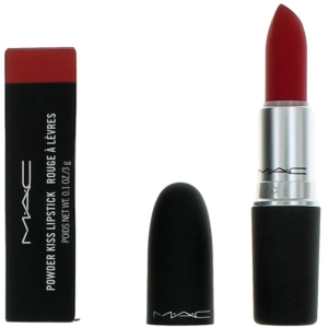 MAC Women's Lipstick - Powder Kiss Moisture-Matte, 306 Shocking Revelation, 0.1 oz
