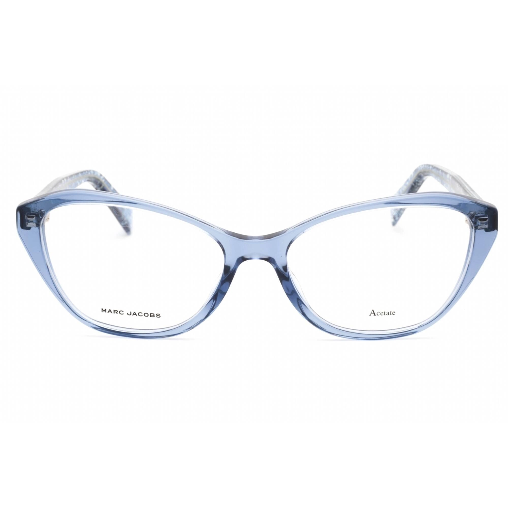 Marc Jacobs Women's Eyeglasses - Blue Acetate Full Rim Cat Eye | Marc 431 0PJP 00