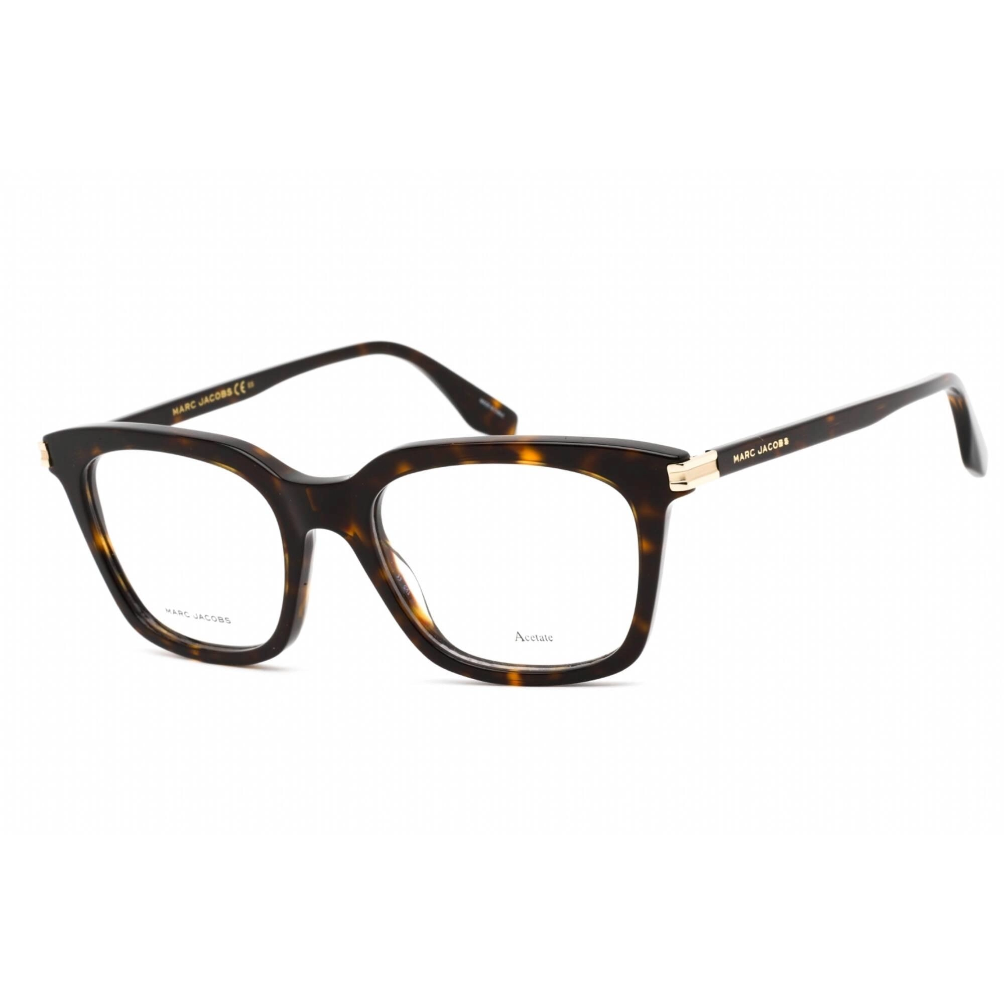 Marc Jacobs Women's Eyeglasses - Havana Acetate Square Shape Frame | MARC 570 0086 00