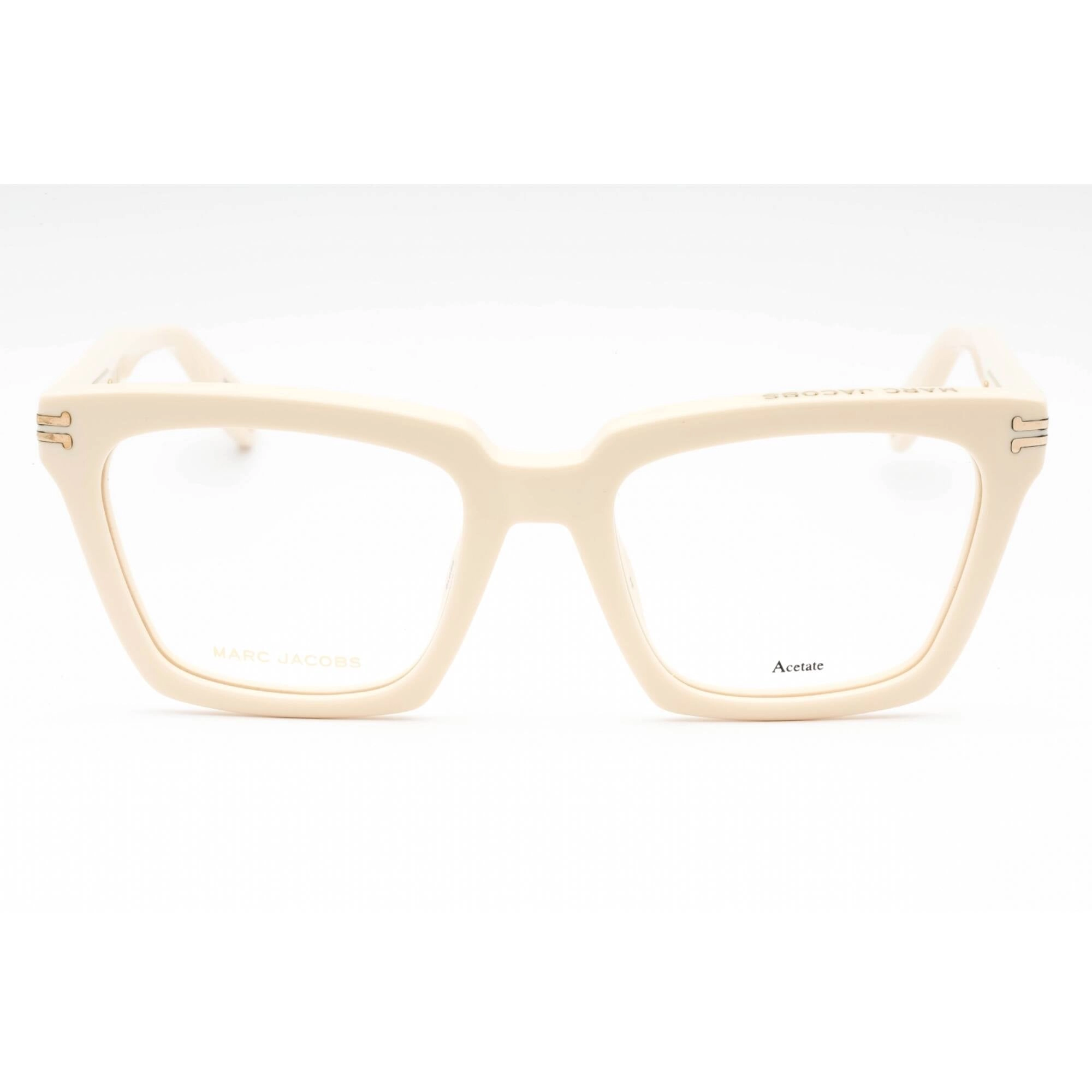 Marc Jacobs Women's Eyeglasses - Ivory Plastic Square Full Rim Frame | MJ 1100 SZJ
