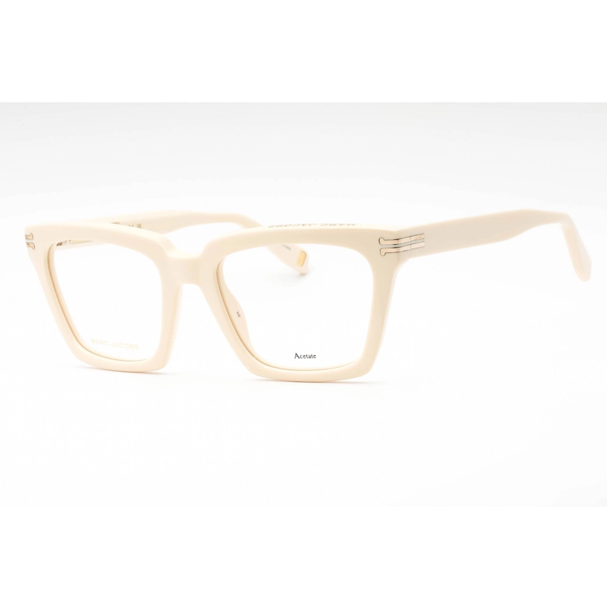 Marc Jacobs Women's Eyeglasses - Ivory Plastic Square Full Rim Frame | MJ 1100 SZJ