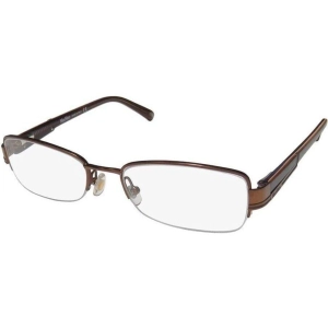 Max Mara Women's Eyeglasses - Clear Brown Rectangular Frame | MAX MARA MM1085/U 0YBG