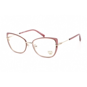 MCM Women's Eyeglasses - Wine Metal Full Rim Cat Eye Frame Demo Lens | MCM 2152 612