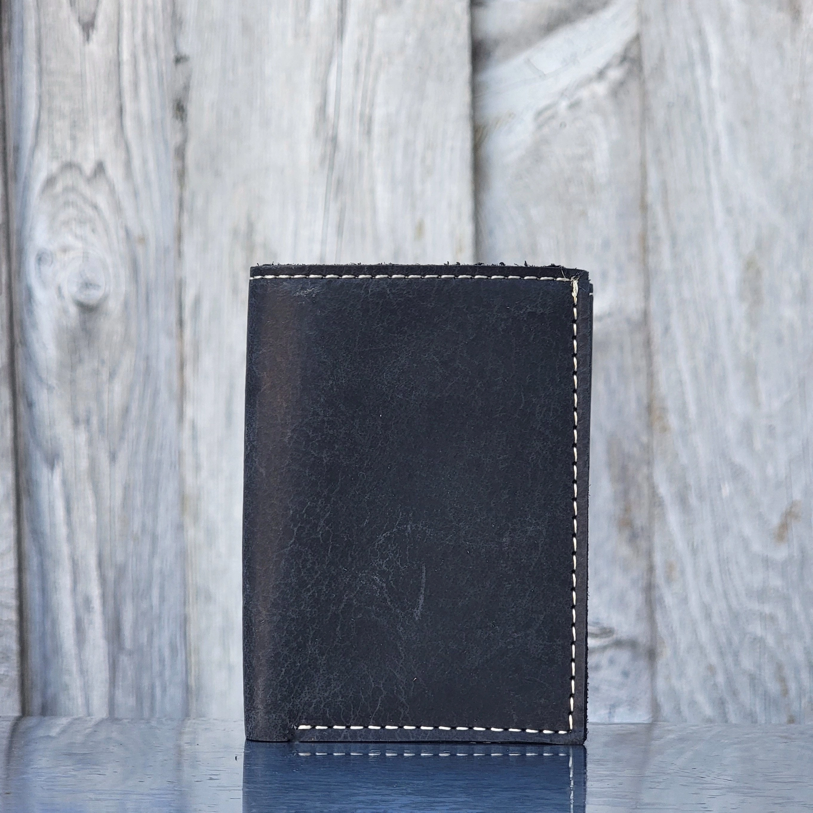 Meraki - Cognac Full Grain Leather Trifold Wallet