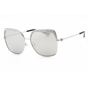 Michael Kors Women's Sunglasses Silver Full Rim Rectangular Frame | 0MK1141 18936G