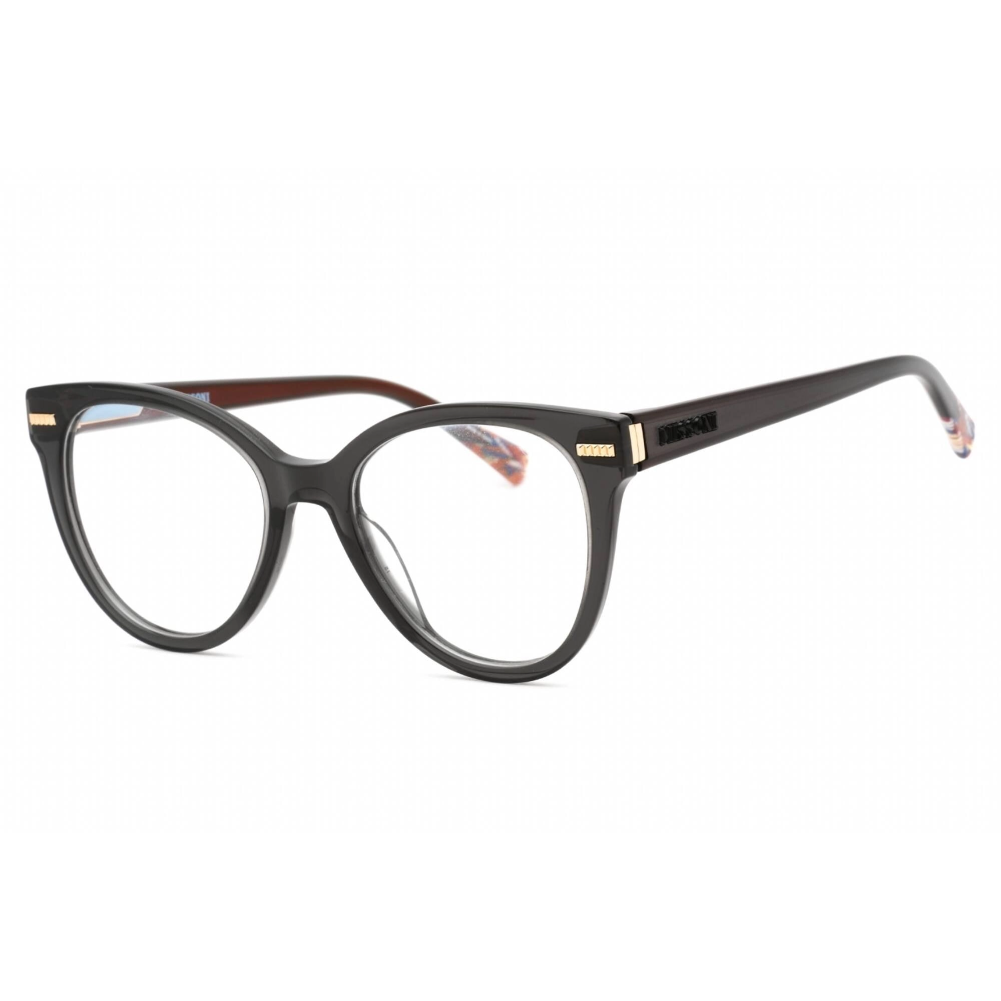 Missoni Women's Eyeglasses - Clear Demo Lens Grey Round Shape Frame | MIS 0051 0KB7 00