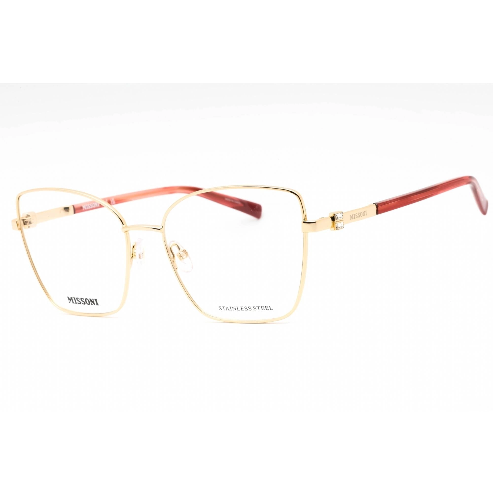 Missoni Women's Eyeglasses - Rose Gold Metal Butterfly Full Rim | MIS 0181 0000 00