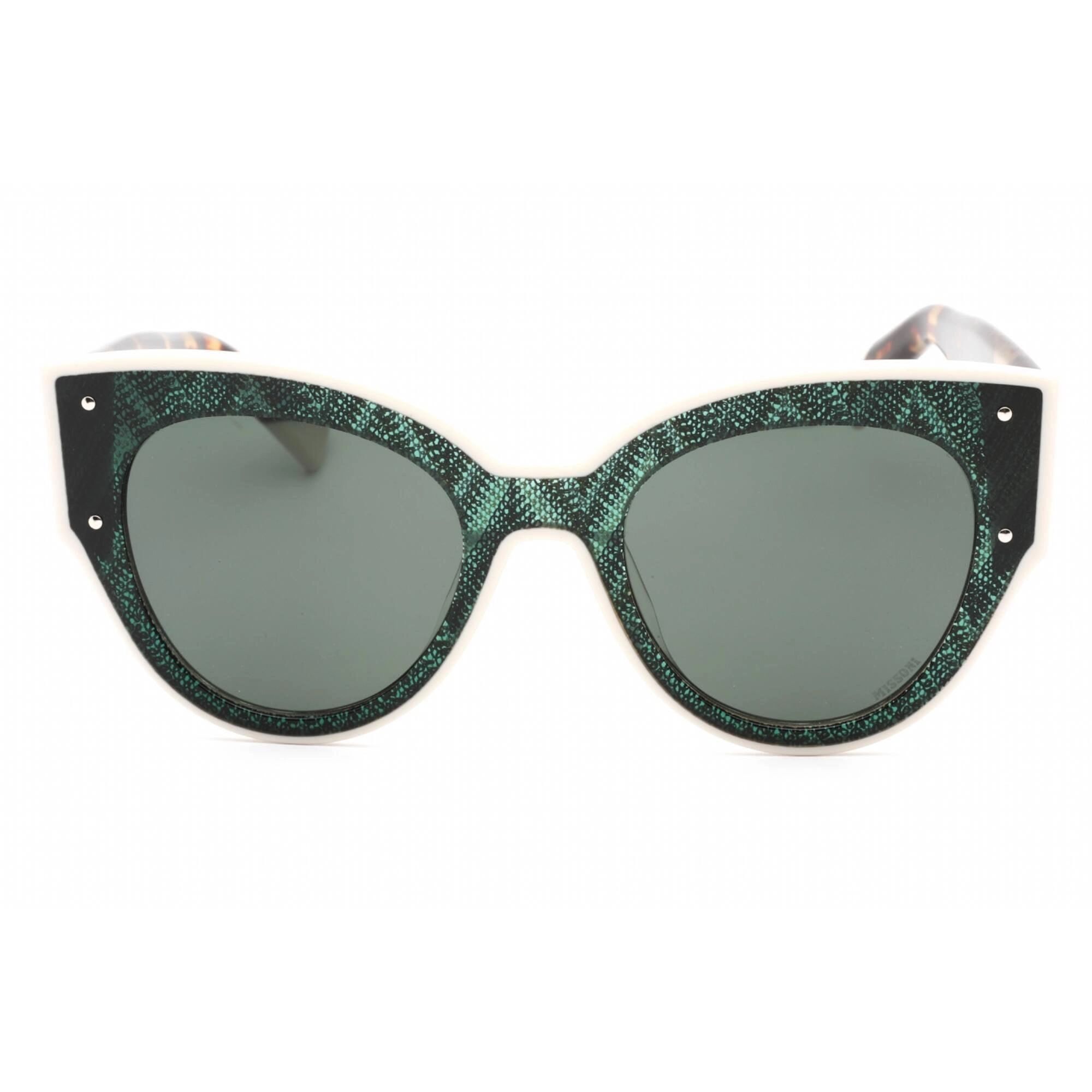 Missoni Women's Sunglasses - Dark Green Havana Cat Eye Frame | MIS 0063/S 0P8J QT