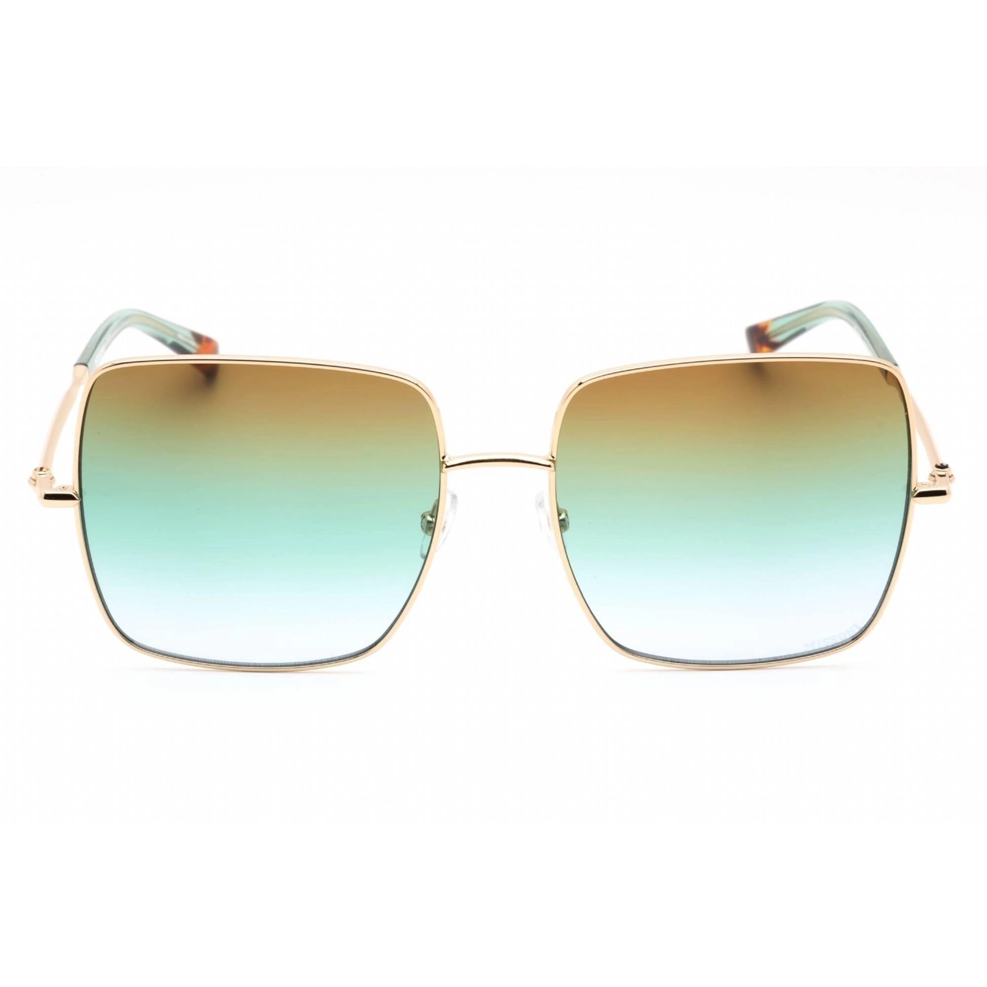 Missoni Women's Sunglasses - Gold Frame Brown Green Degrade Lens | MIS 0096/S 0J5G BC