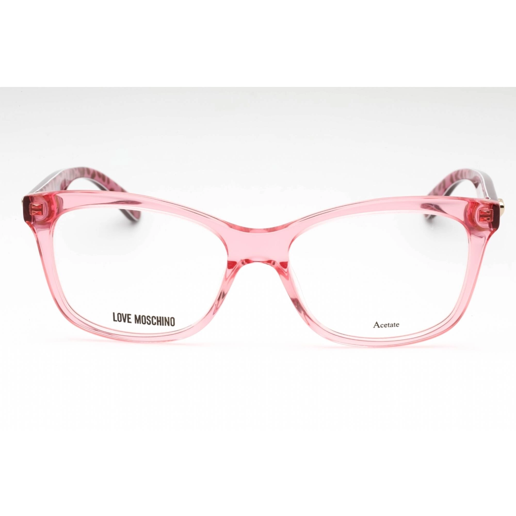 Moschino Love Women's Eyeglasses - Pink Plastic Cat Eye Full Rim | MOL517 035J 00