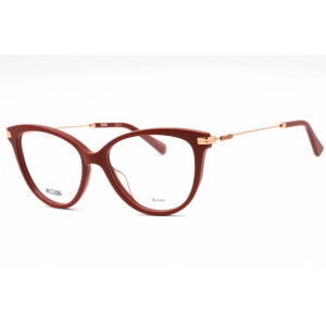Moschino Women's Eyeglasses - Red Plastic Cat Eye Full Rim Frame | MOS561 0C9A 00
