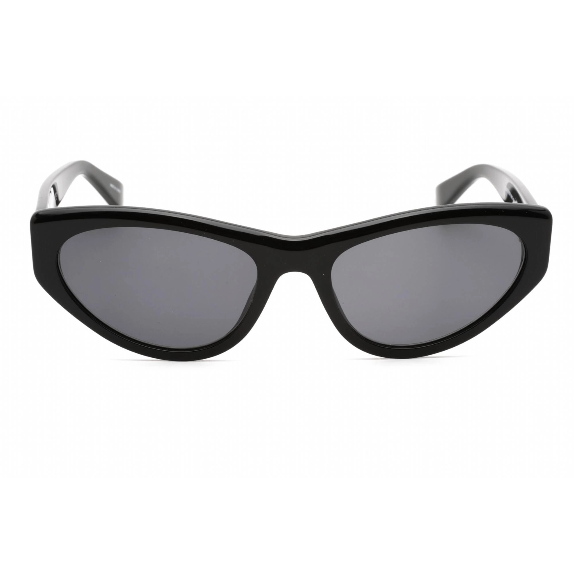 Moschino Women's Sunglasses - Black Cat Eye Plastic Frame Grey Lens | MOS077/S 0807 IR