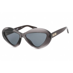 Moschino Women's Sunglasses - Grey Cat Eye Plastic Frame Grey Lens | MOS076/S 0KB7 IR