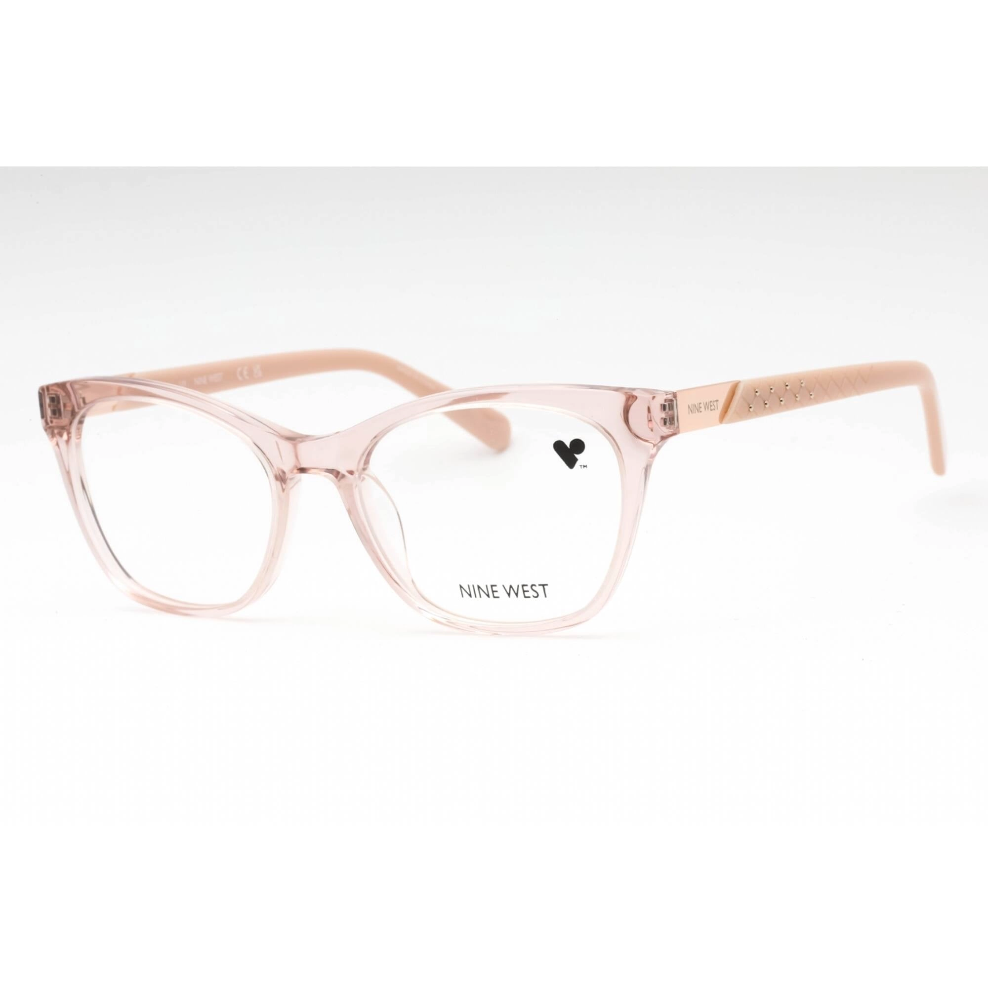 Nine West Women's Eyeglasses - Crystal Blush Plastic Cat Eye Full Rim | NW5204 277