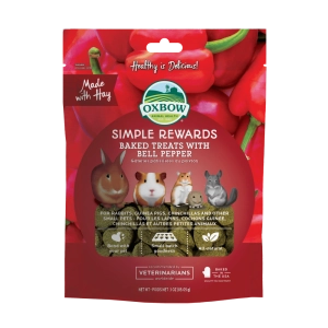 Oxbow Simple Rewards Baked Treats - Bell Pepper